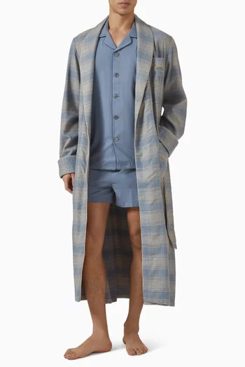 طقم بيجاما بازل 22 بشورت مودال جيرسيه