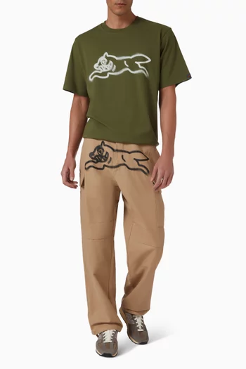 Spray Running Dog Cargo Pants