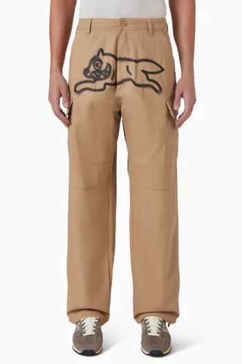 Spray Running Dog Cargo Pants