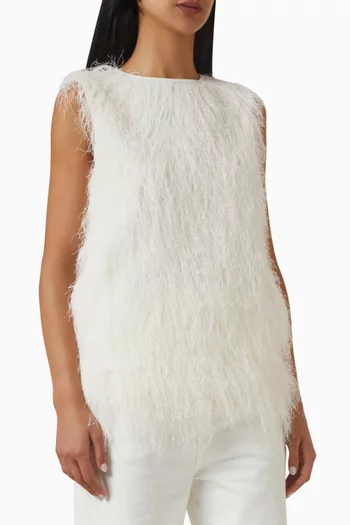 بلوزة ياسمين بشرّابات