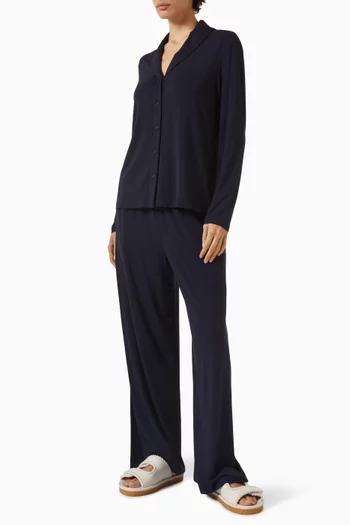 كارديغان صوف بارز الملمس بياقة بشال