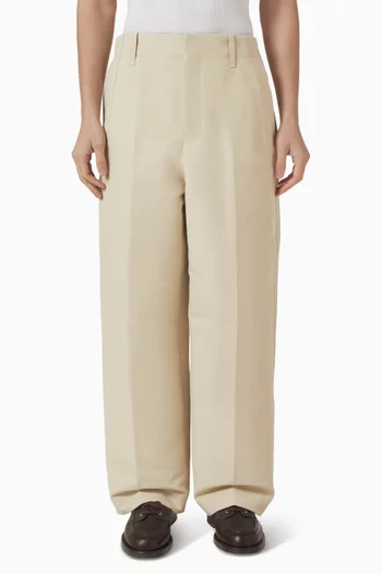 Le Pantalon Pastro in Cotton Twill