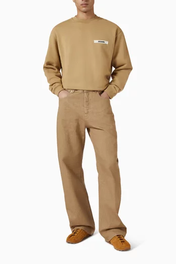 Le Sweatshirt Gros Grain in Cotton