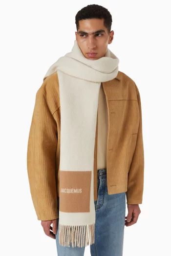 Rond Carré Scarf in Virgin Wool