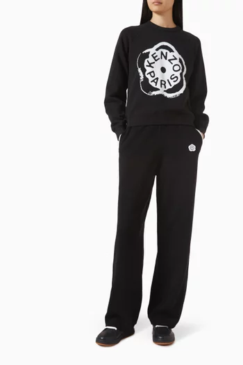 سويت شيرت مزين بزهرة بوكي 2.0 قطن