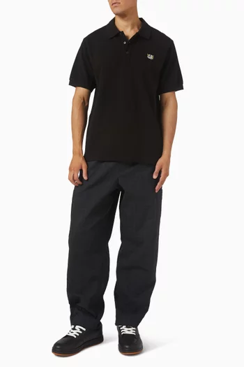 تي شيرت بولو وايلد تايجر بقصة ضيقة قطن بيكيه