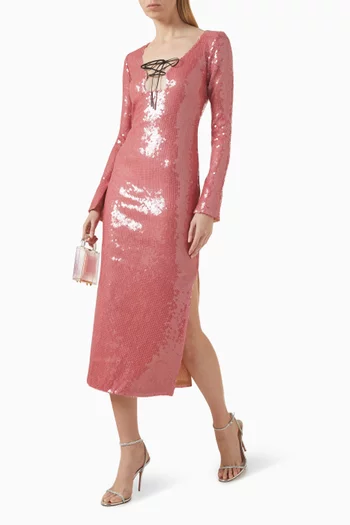 Solaria Sequin-embellished Dress