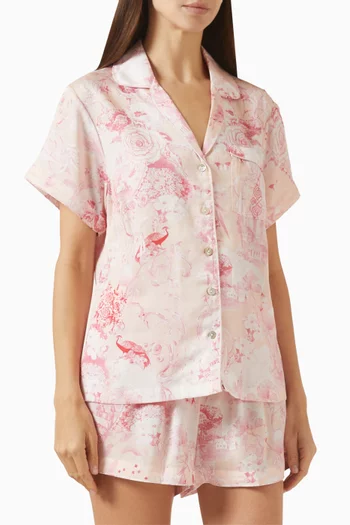 طقم بيجاما وشورت كاميل