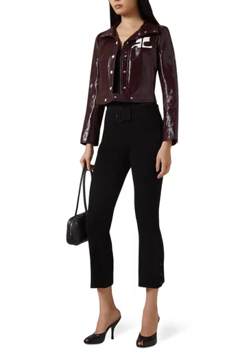 Capri Pants in Rib-knit