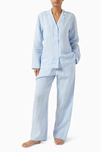 Sicily Pyjama Set in Linen