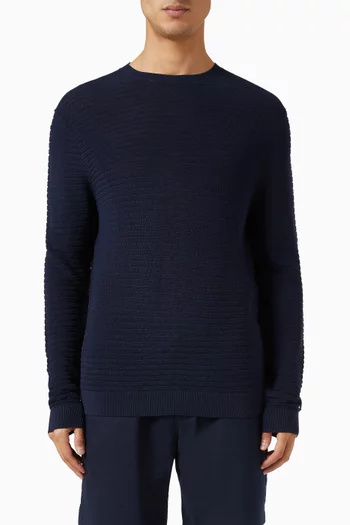 Structure Sweater in Cotton-blend