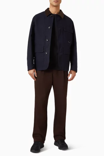 بنطال رياضي إسنشال بنسيج معالج مزيج قطن