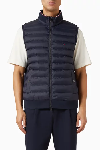 Lightly Padded Quilted Vest