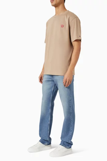 Badge T-shirt in Cotton