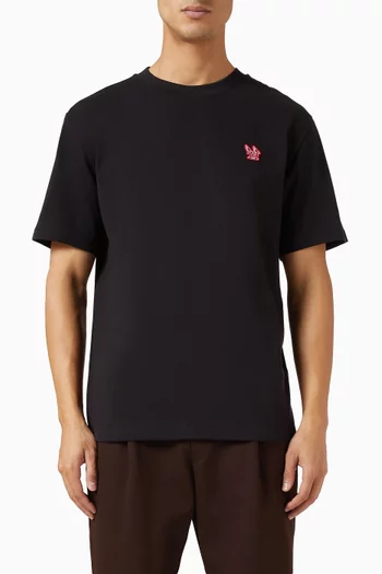 Badge T-shirt in Cotton