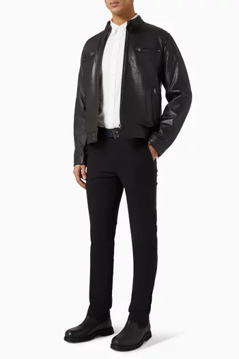Racer Jacket in Leather