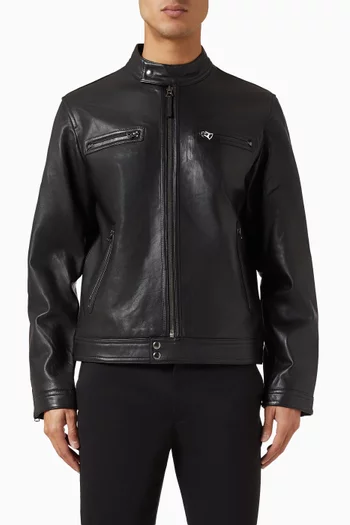 Racer Jacket in Leather