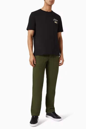 بنطال بتصميم عملي مصبوغ