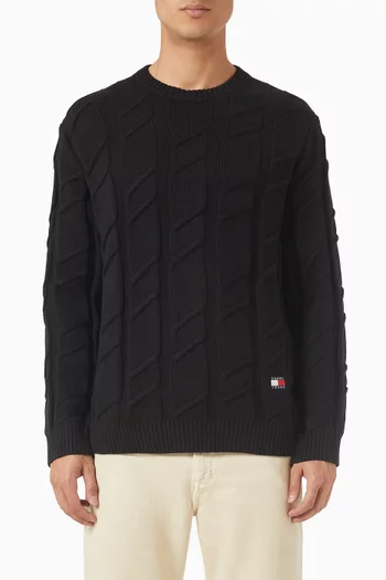 سترة بنسيج سميك قطن