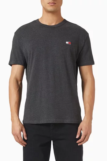 Logo Badge T-shirt in Cotton