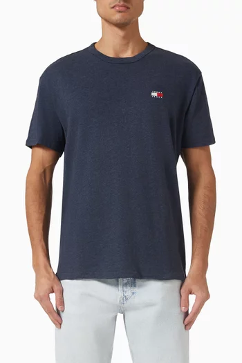 Logo Badge T-shirt in Cotton
