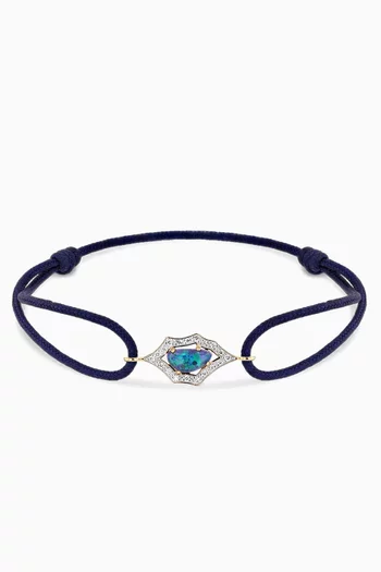 سوار كاسباه مرصع بالماس ذهب أصفر عيار 18