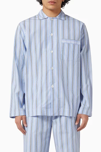 Pyjama Shirt in Cotton-poplin