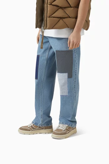 سنيكرز إريا أسفل الكاحل جلد وشمواه