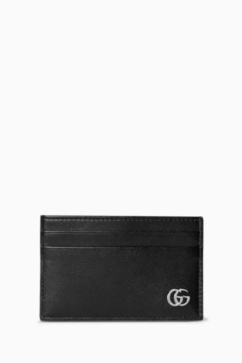 GG Marmont Card Case in Leather