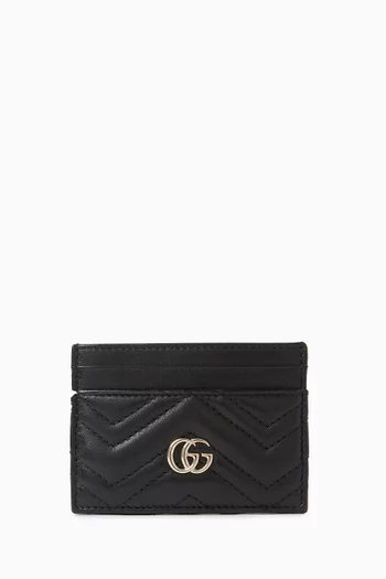 GG Marmont Card Case in Leather
