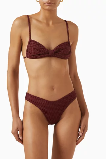 Devin Crochet Bikini Top