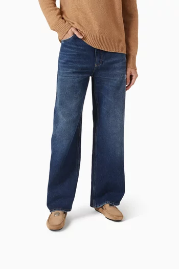 Logo Loafers in Suede