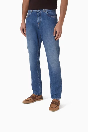 حذاء سهل الارتداء جلد عجل مقسم