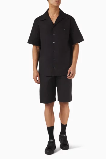 Monogram Logo Shorts in Cotton