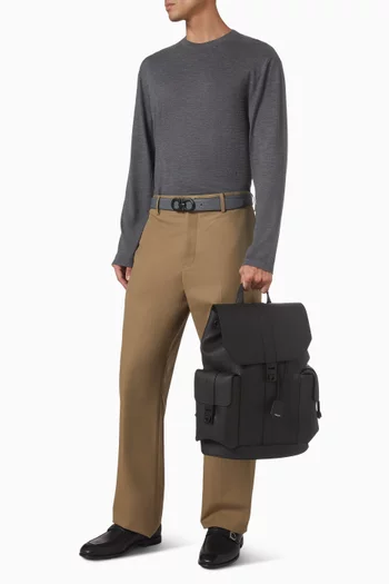 Utility Backpack in Calfskin