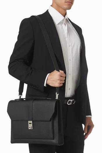 Hug Briefcase in Calfskin