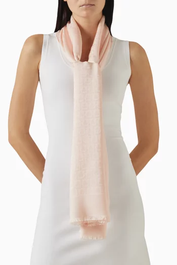 Gancini Stole in Silk Blend