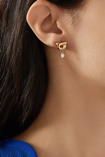 Gancini Drop Earrings