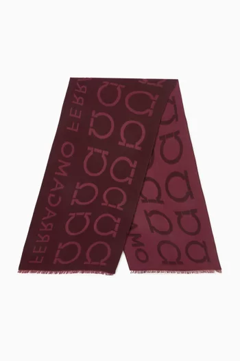 وشاح بشعار جانشيني مزيج حرير وصوف