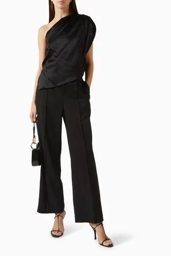 Pleated Pants in Wool