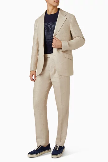 تي شيرت بطبعة قطن