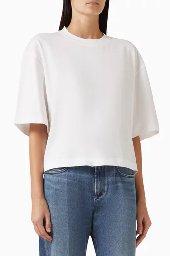 Crewneck T-shirt in Cotton Jersey