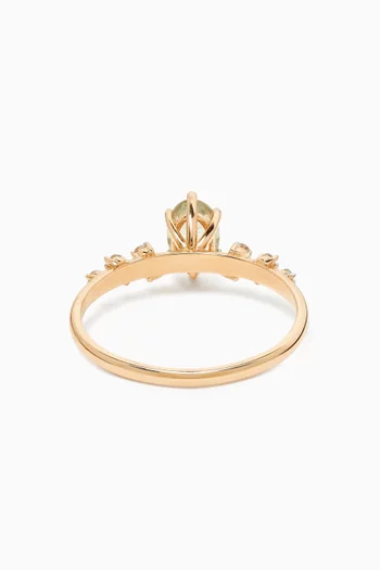 Solitaire Diamond Ring in 14kt Rose Gold