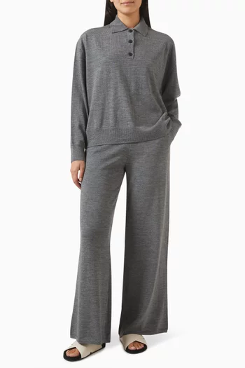 Lee Polo Sweater in Wool