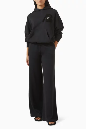 بنطال رياضي كاسي بشعار الماركة قطن