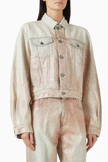 جاكيت سيمون قصير دينم