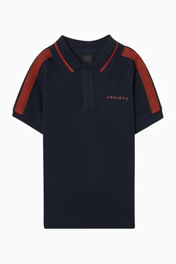 Colour-block Polo Shirt