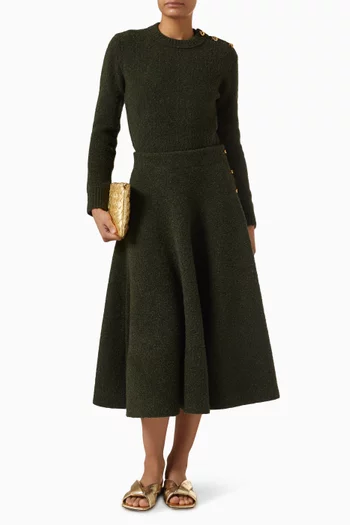 Bouclé Jumper in Wool