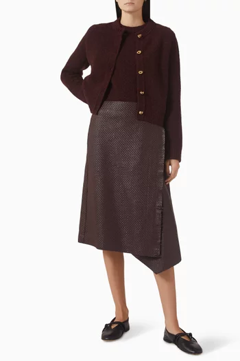 Bouclé Cardigan in Wool