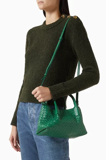 Small Pinacoteca Bag in Intrecciato Leather